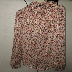 Kontrol Contemporary long sleeve floral blouse